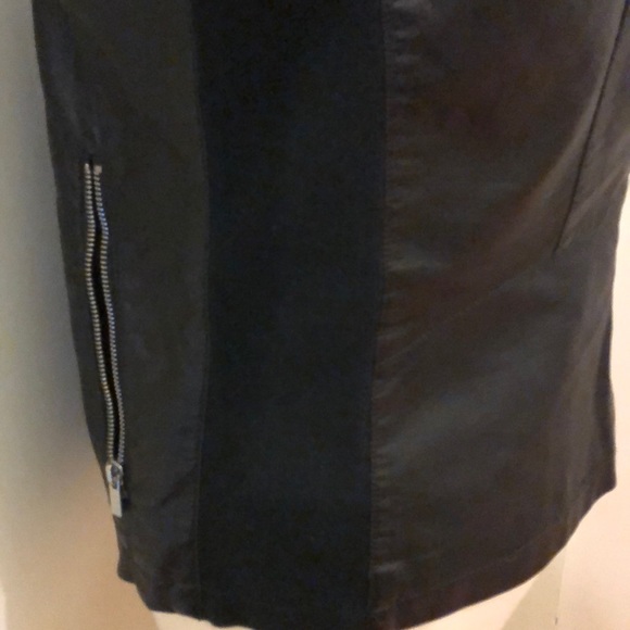Black river faux leather moto jacket , size M - Picture 6 of 10